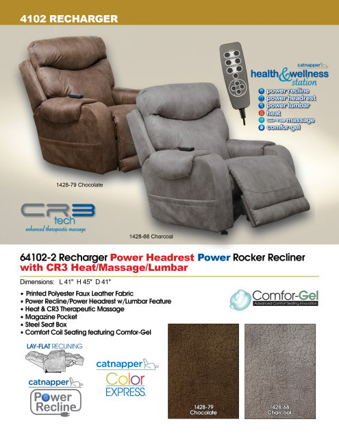 Shiatsu Heat & Massage Recliner 4102