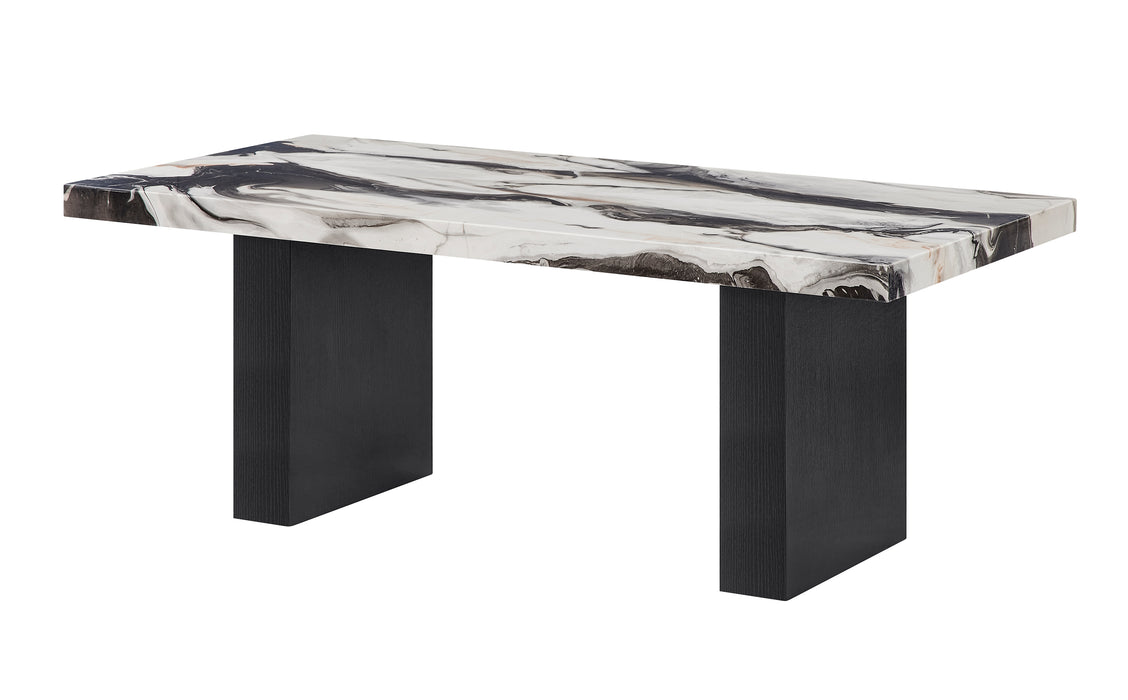 Vega 3Pc Faux Marble Coffee Table Set