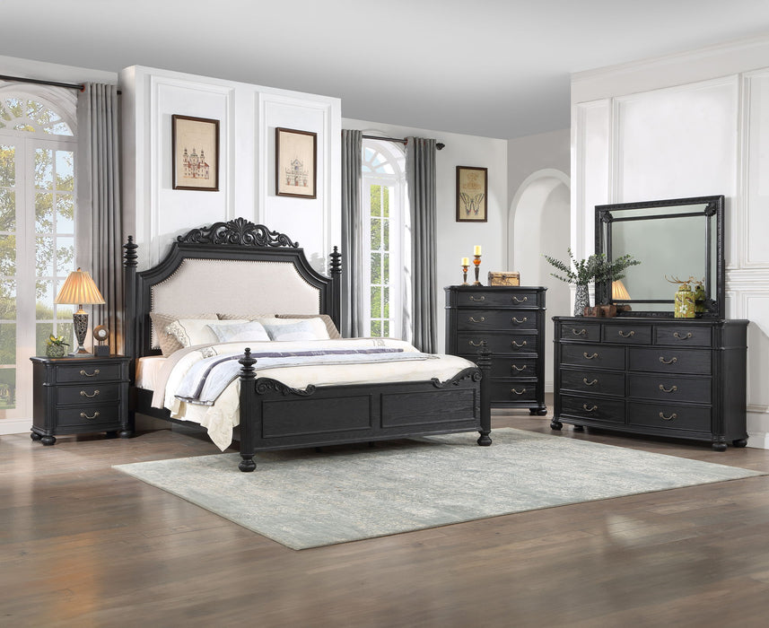 Kingsbury - King 5 Piece Bedroom Set - Black
