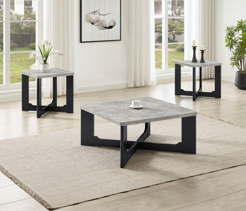 Royce 3 Pc Cocktail Table Set