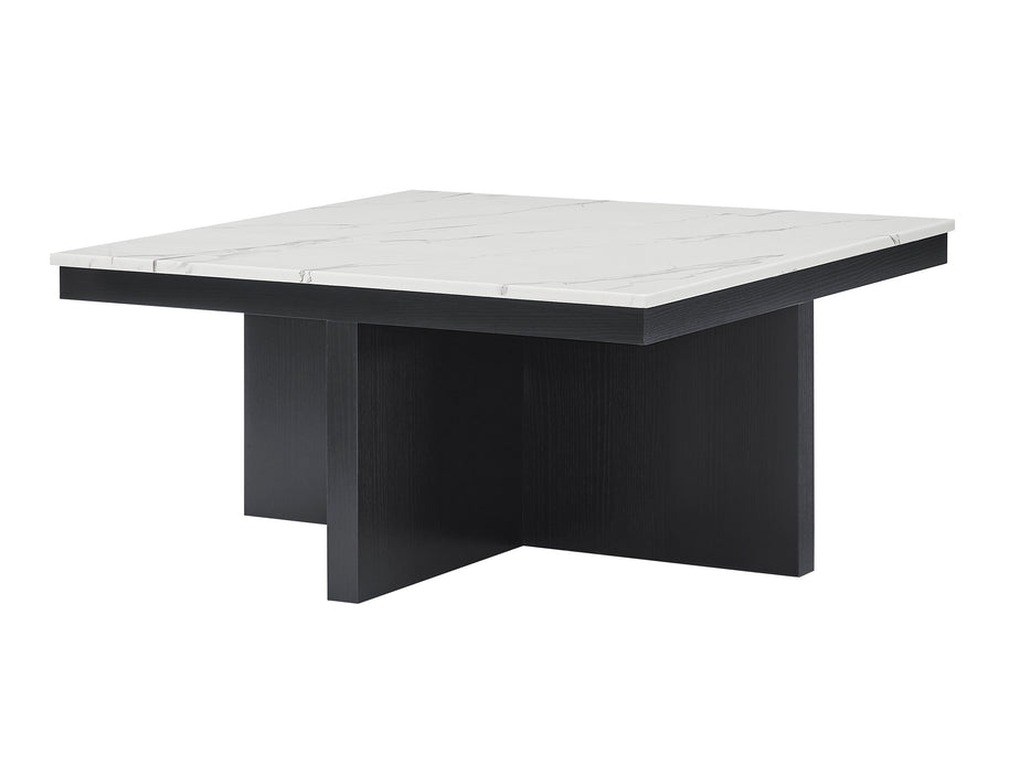 Marta Coffee Table Set with 4 Storage Stools/Ottomans