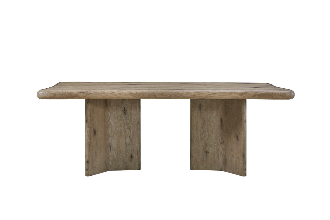 Pagosa - Double Pedestal Table - English Knotty Oak
