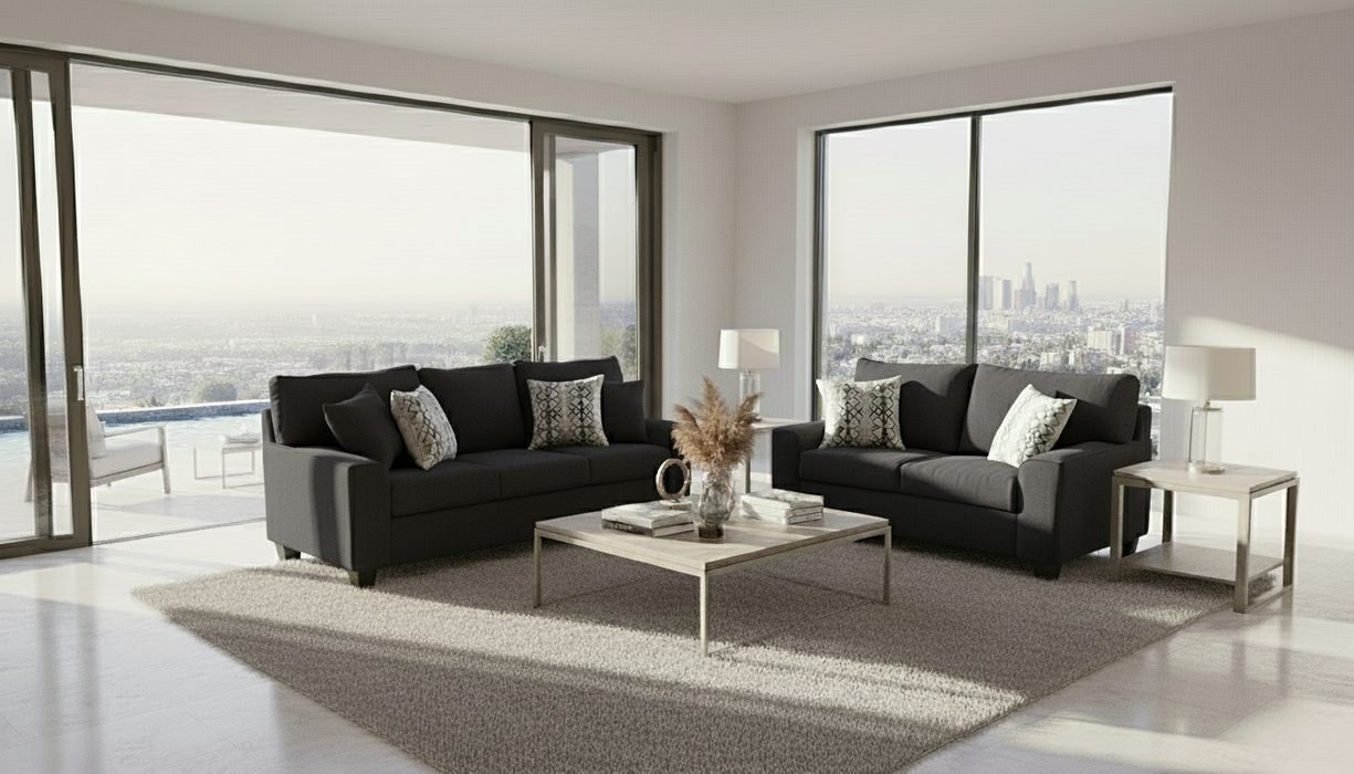 4200 Sofa and Loveseat Set by L&A