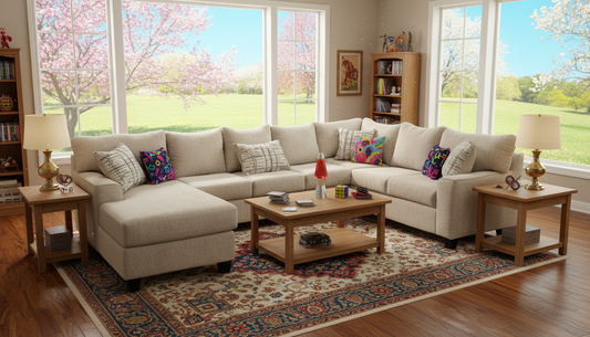 4200 3 Piece Sectional Sofa by L&A