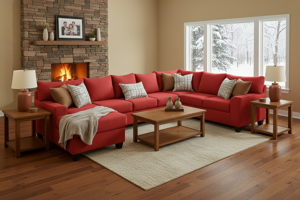 4200 3 Piece Sectional Sofa by L&A