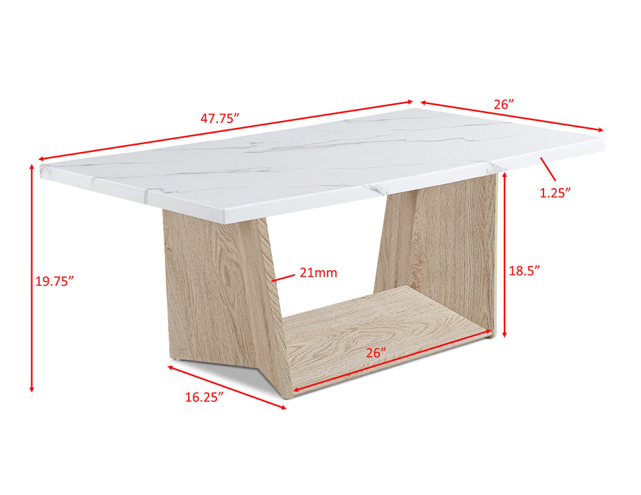 Adea - 3 Piece Cocktail Set - White Oak