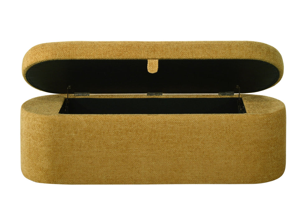 Philipa - Storage Bench - Gold Tweed