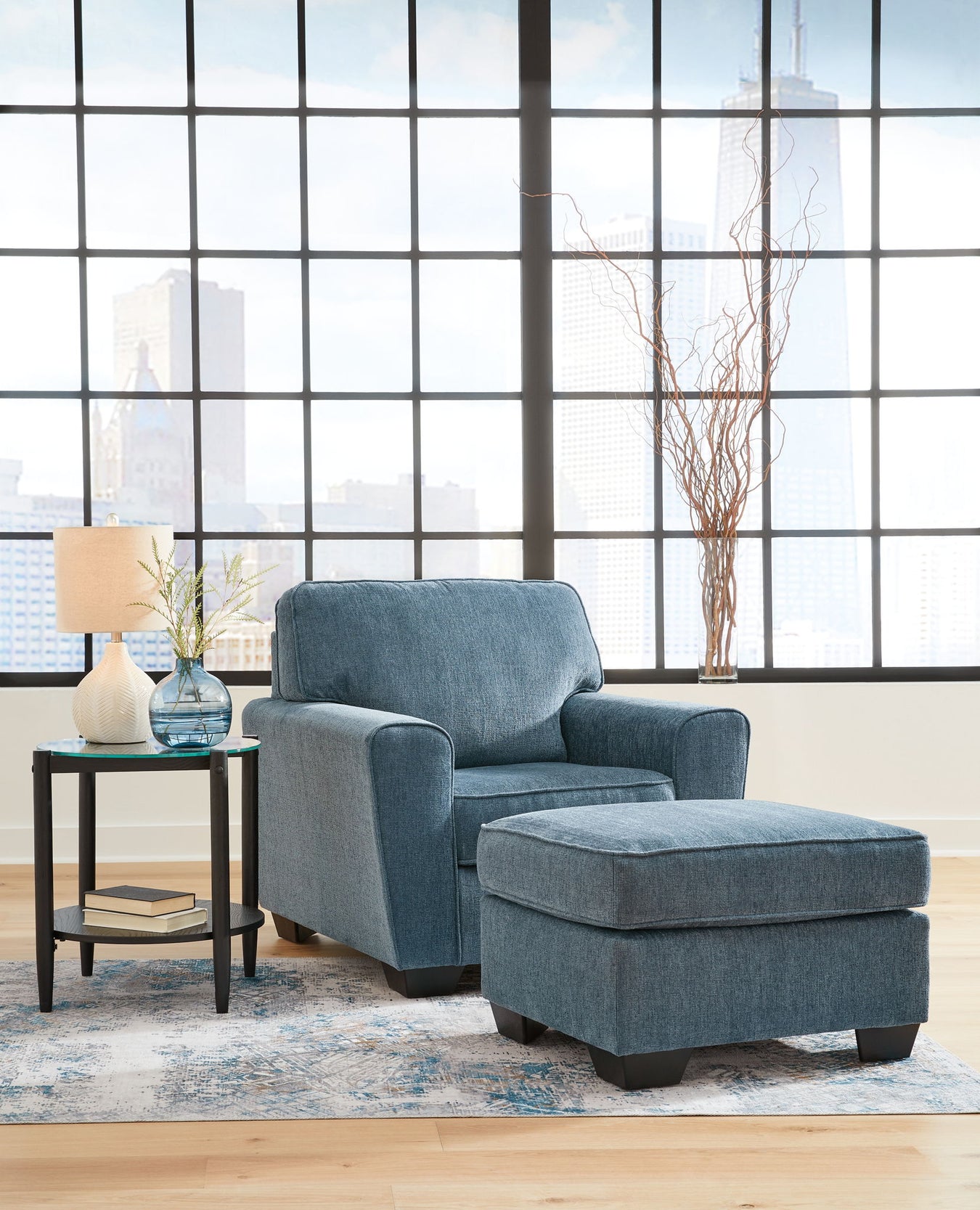 Chair & Ottoman