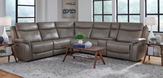 Reclining Leather Sectional 4626