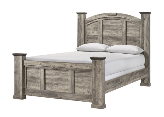 Ella-Mae - Queen Bed - Gray