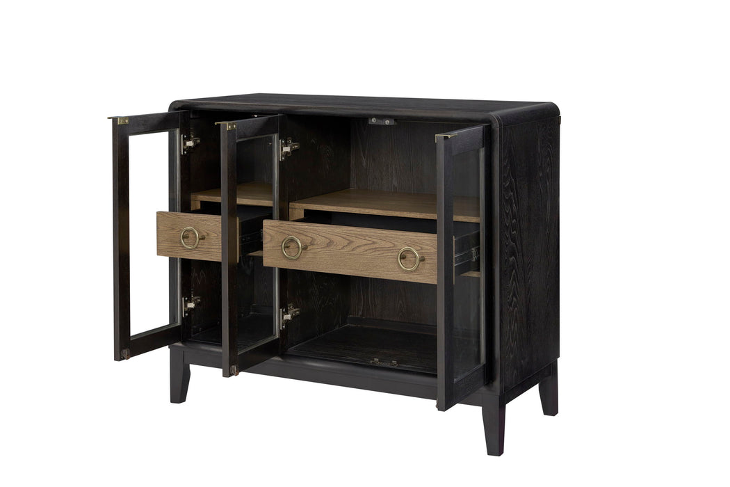 Elure - Glass Door Server - Peppercorn