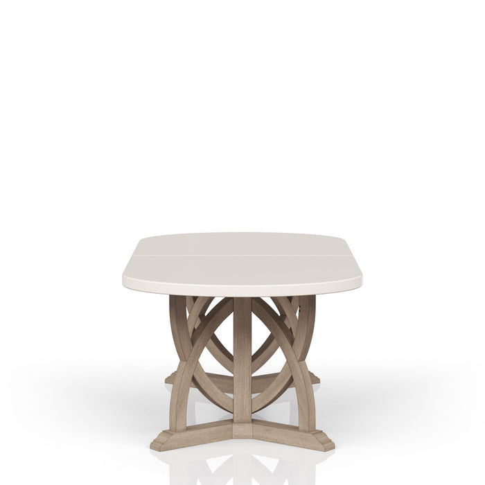 Citrus Heights - Trestle Table - Cement / Sand