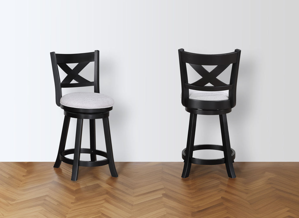 Kipper - Swivel Pub Stool (Set of 2) - Dove