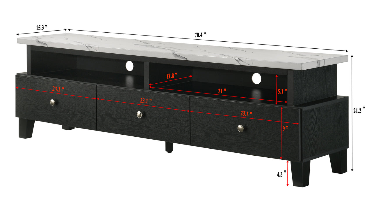 Alina - TV Stand - Black