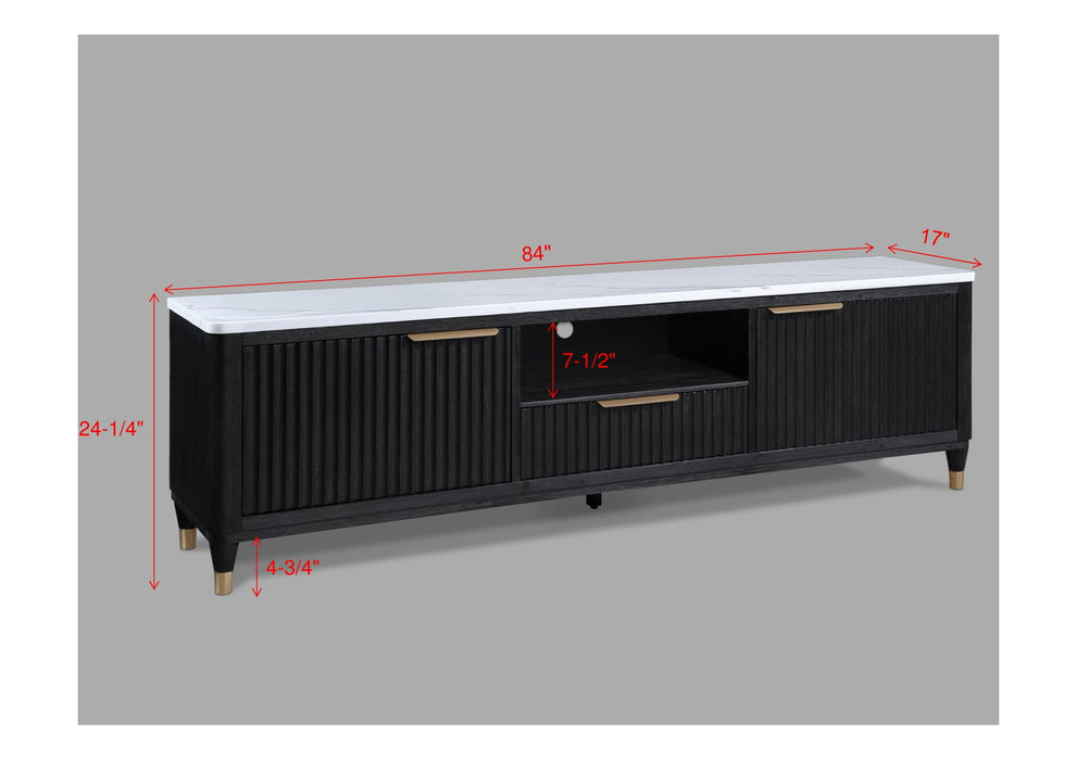 Kara - TV Stand - Black