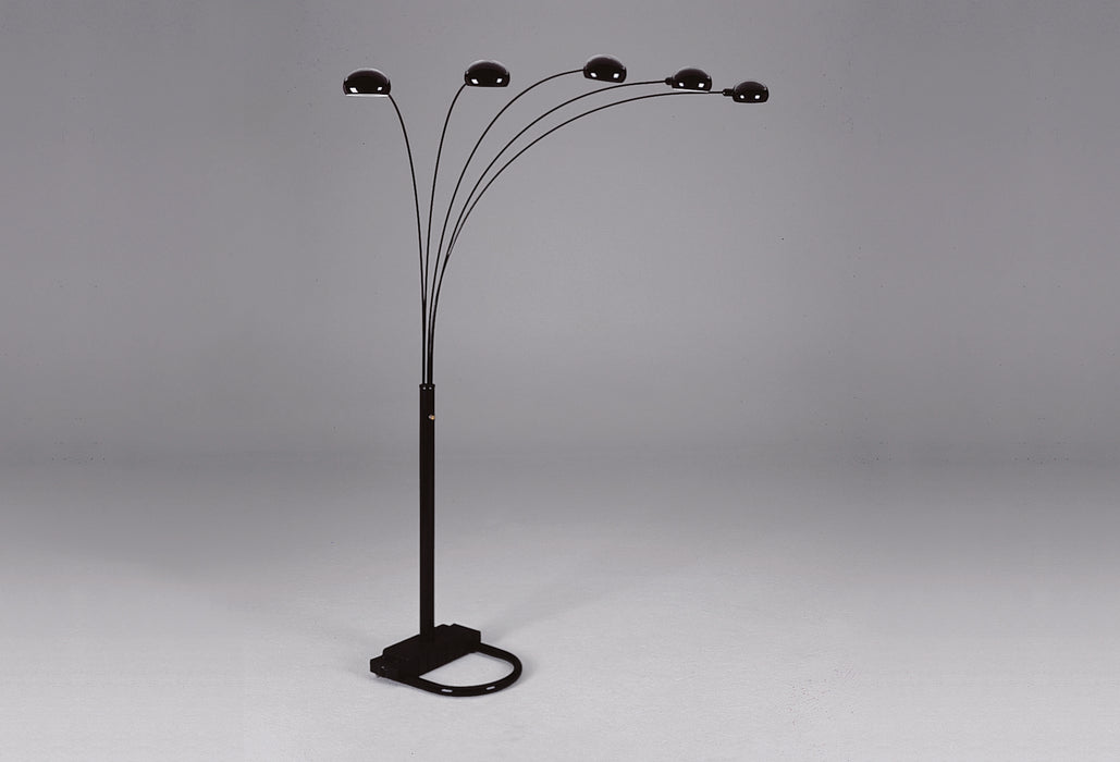Peacock - Shade Floor Lamp - Black