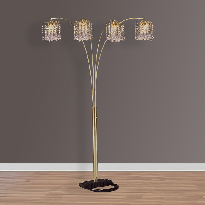 Rain Drop - Arc Lamp - Gold