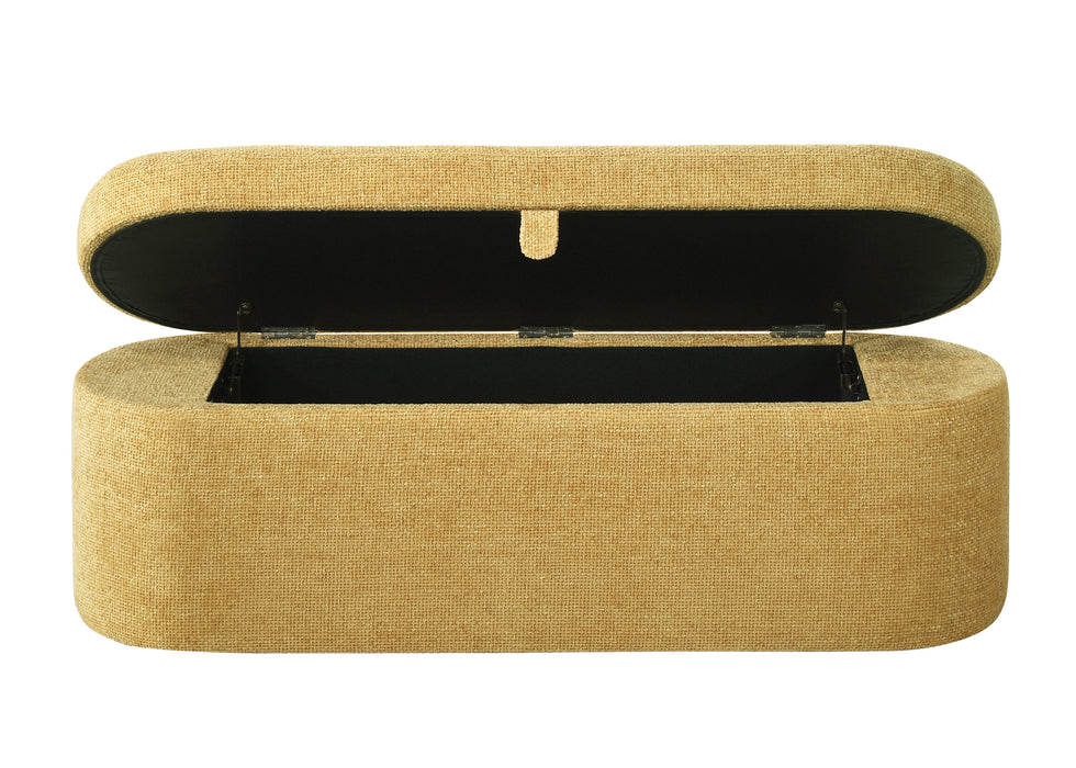 Philipa - Storage Bench - Gold Tweed