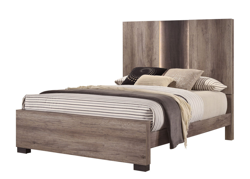 Rangley - Queen 4 Piece Bedroom Set - Dark Gray