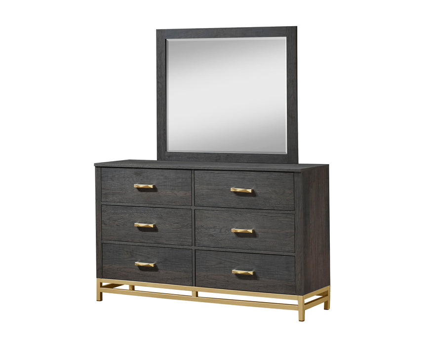 Trevor - Dresser & Mirror - Brown