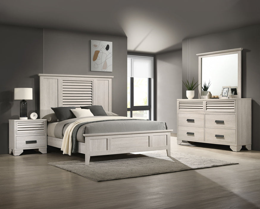 Sarter - King 4 Piece Bedroom Set - White