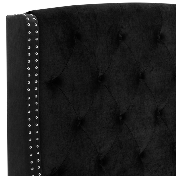 Eva - Queen Bed - Black