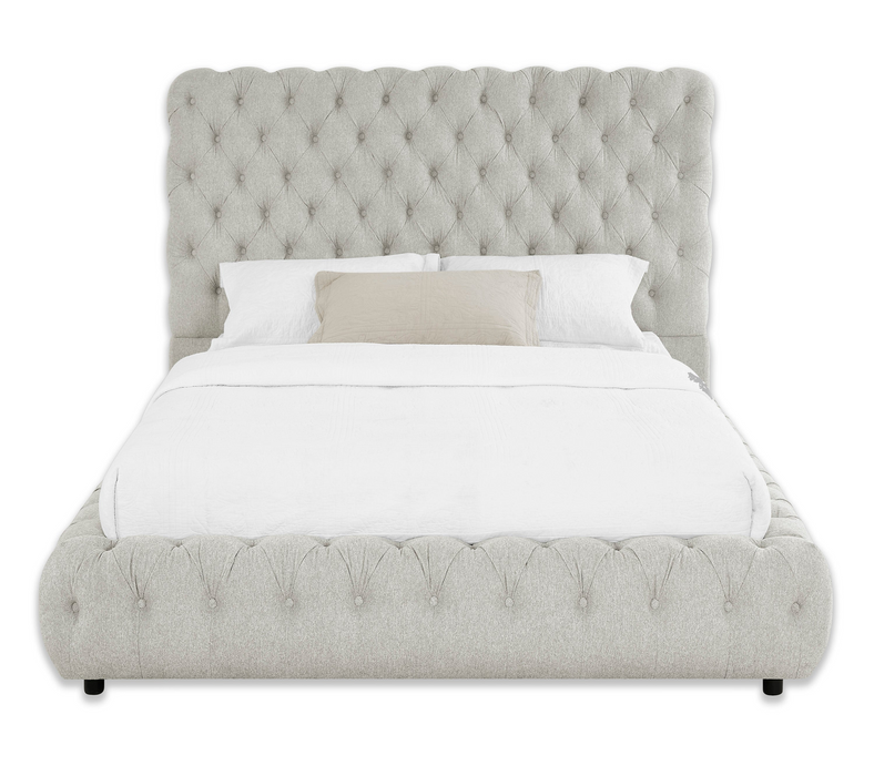 Flory - Queen Bed - Dove