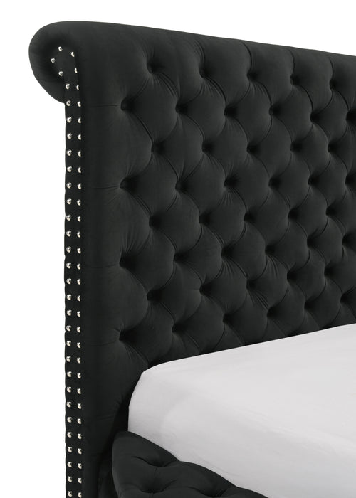 Brigitte - Queen Storage Bed - Black