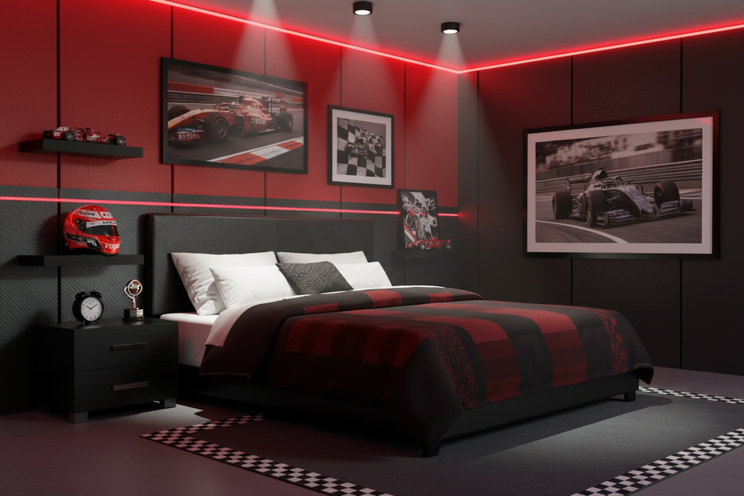 Erin - King Bed - Black