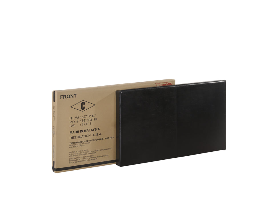 Erin - Twin Bed - Black