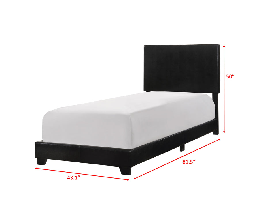 Erin - Twin Bed - Black