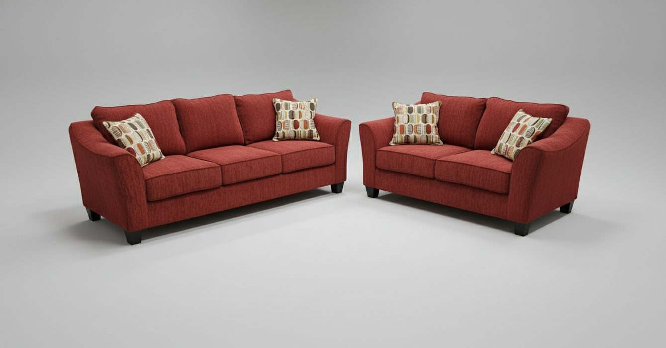 5380 Sofa and Loveseat Set by L&A