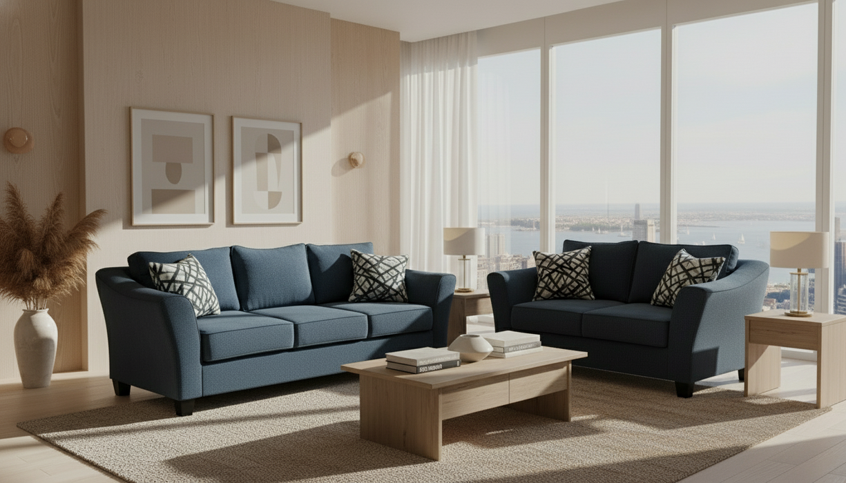 5380 Sofa and Loveseat Set by L&A