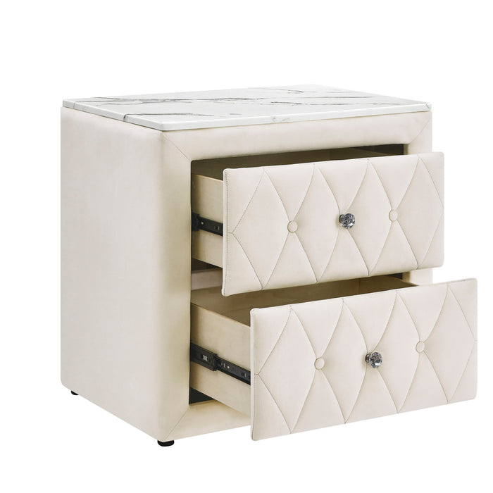 Annabelle - Nightstand - Ivory