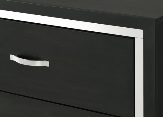 Gennro - Dresser & Mirror - Black