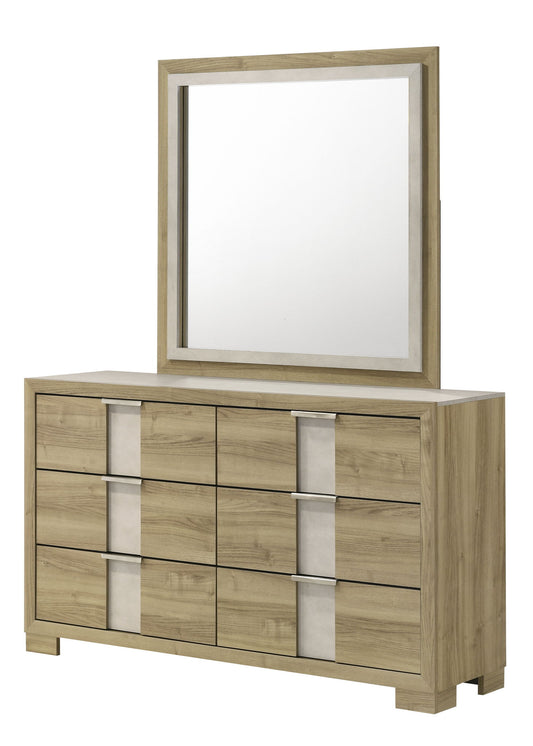 Rangley - Dresser And Mirror - Driftwood