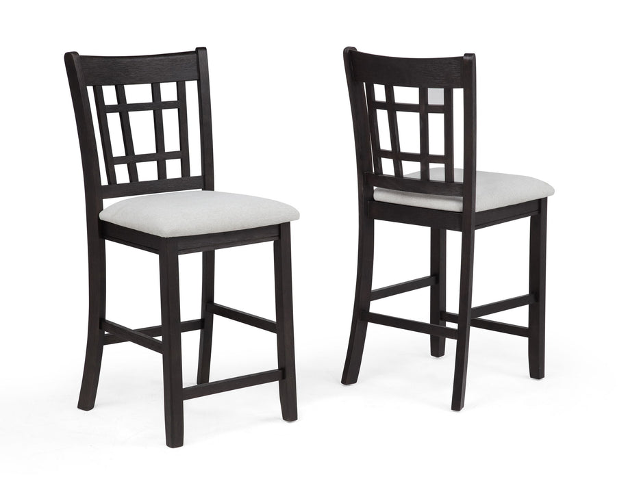 Hartwell - Counter Height Chair (Set of 2) - Charcoal Black