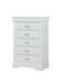 Crown Mark Louis Philip Chest in White image
