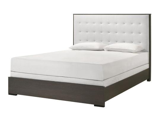 Sharpe - Queen Bed - Dark Gray
