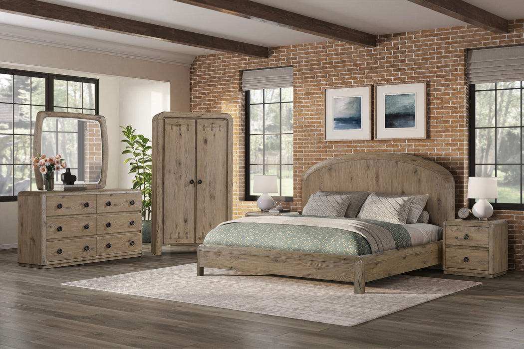 Pagosa - Large 2-Drawer Nightstand - English Knotty Oak