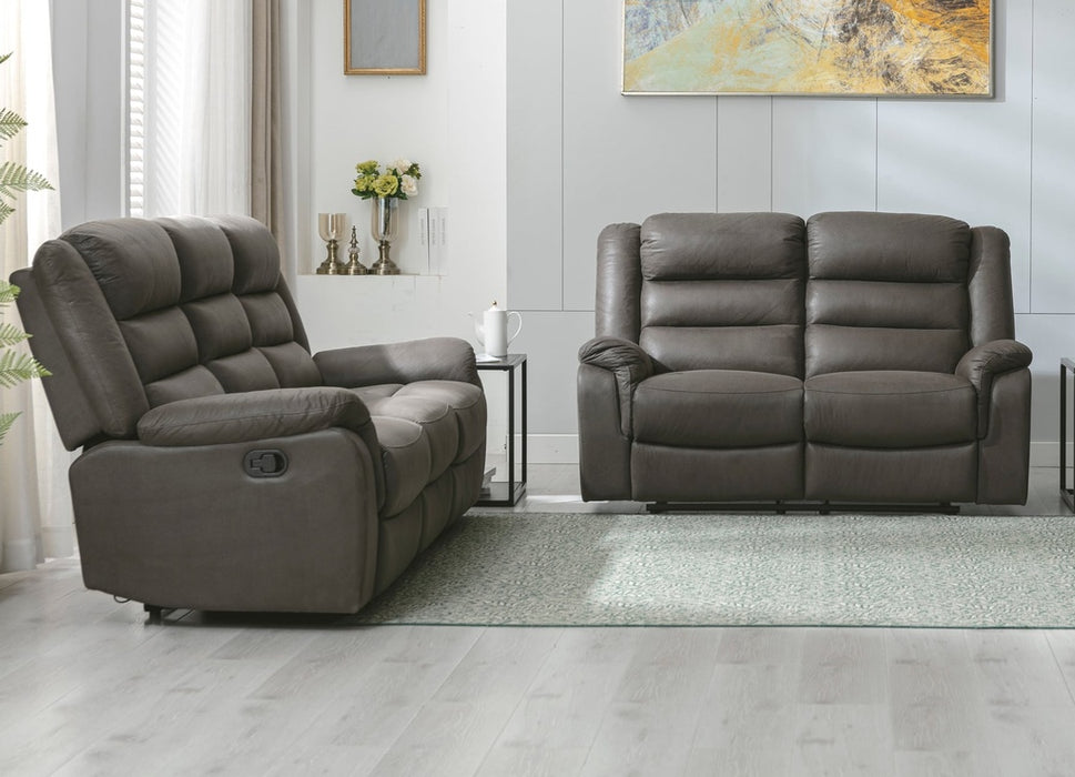 Welota Brown or Gray Reclining Sofa & Loveseat Set