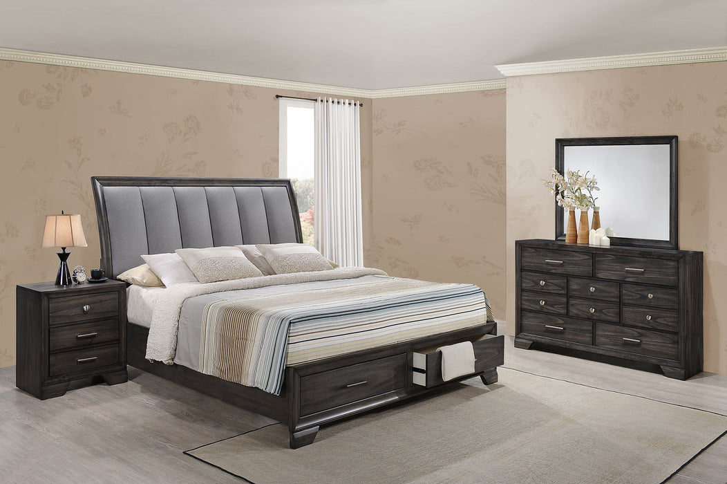 Jaymes - Queen 4 Piece Bedroom Set - Gray