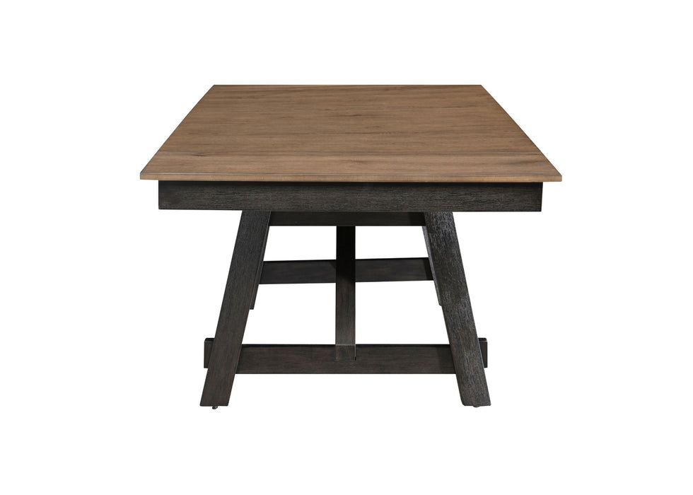 Maribelle - Dining Table - Wheat / Charcoal