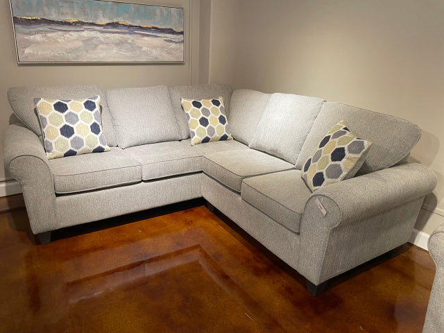 6808 2 PC Sectional Sofa in Surge Ash