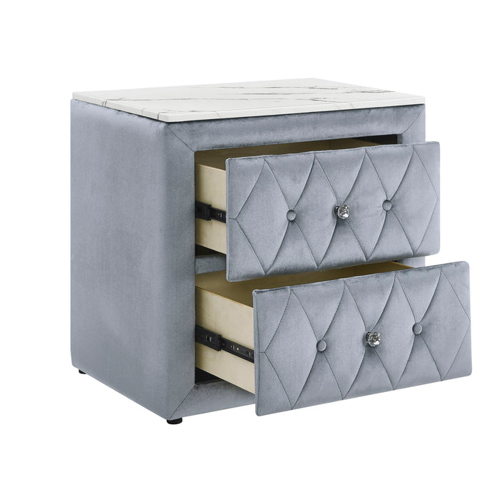 Annabelle - Nightstand - Gray