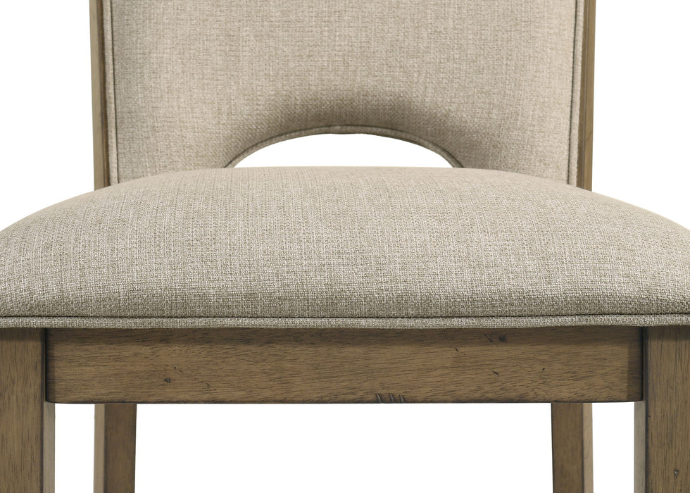 Cockrell - Counter Height Chair (Set of 2) - Light Brown / Beige