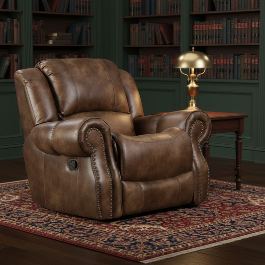 Waylon Mocha Rocker Recliner by Corinthian