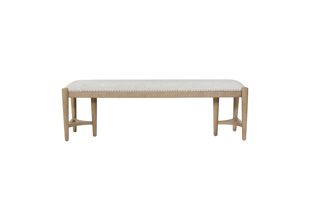 Citrus Heights - Bench - Sand / Pearl Silver