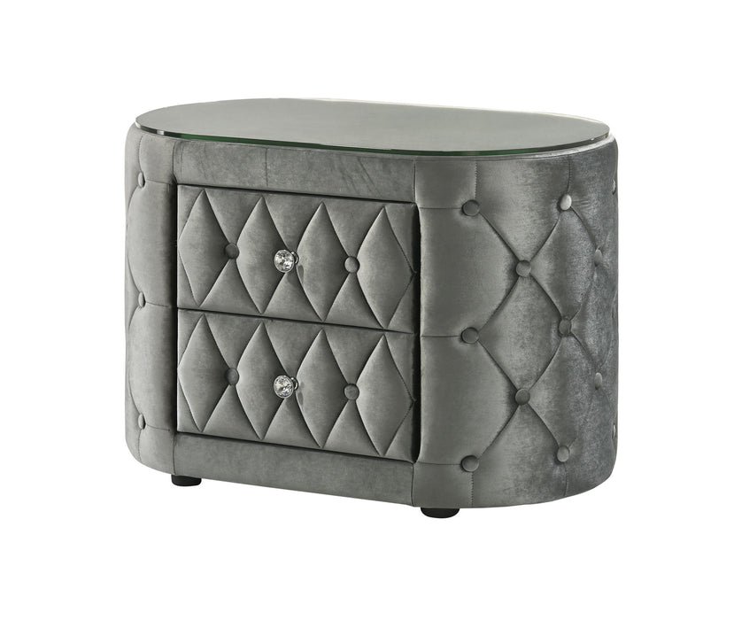 Voltare - Nightstand - Gray