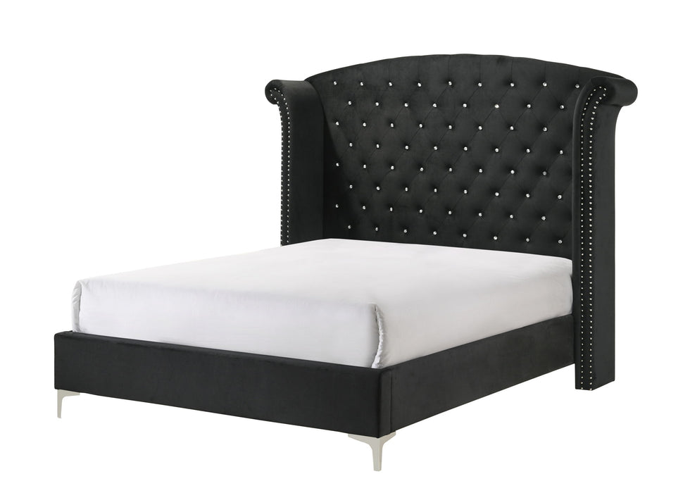 Lucinda - Queen Bed - Black